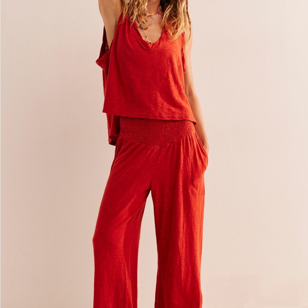 NWT Free People Keep It Cool Set, color Desert Sand, size Medium.